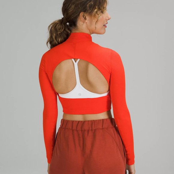 LA Open Back Mock Neck Long Sleeve - Picture 2 of 2